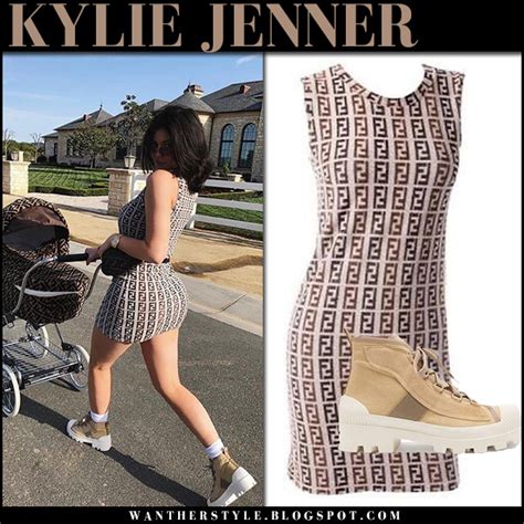 kylie jenner in fendi dress|Fendi .